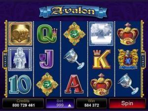 Avalon Slot Winning Symbols
